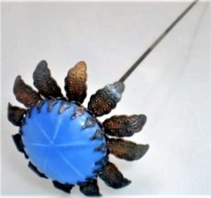 WUNDERSCHÖNE BLAUE SAPHIRGLAS HUTNADEL HP-409 - Bild 1 von 1