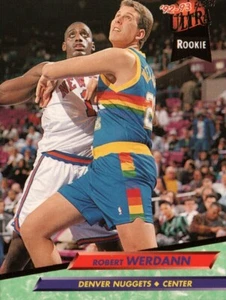 1992-93 Fleer Ultra #256 - Robert Werdann ROO, RC - Denver Nuggets  (3317) - Picture 1 of 2