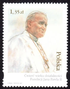 Poland 2007 Sc# 3880 MNH - 25th Anniversary of Pope John Paul II Foundation - Picture 1 of 1
