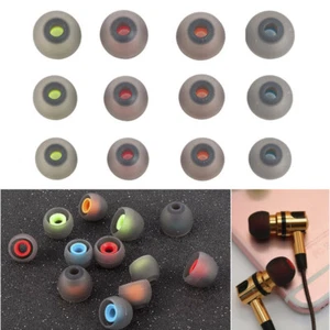 6 Paare Ersatz Silikon Ohrstöpsel Gummi Universal in Ear Headset Kopfhörer DE... - Bild 1 von 10