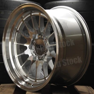 SSW OFFROAD Dakar 6x139.7 6x5.5 17x9 -25 machined silver 15 spoke truck 1 wheel - Picture 1 of 5