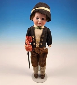 Antique 13" Bahr Proschild 585 Bisque Head Character Baby Boy Doll Composition - Picture 1 of 13