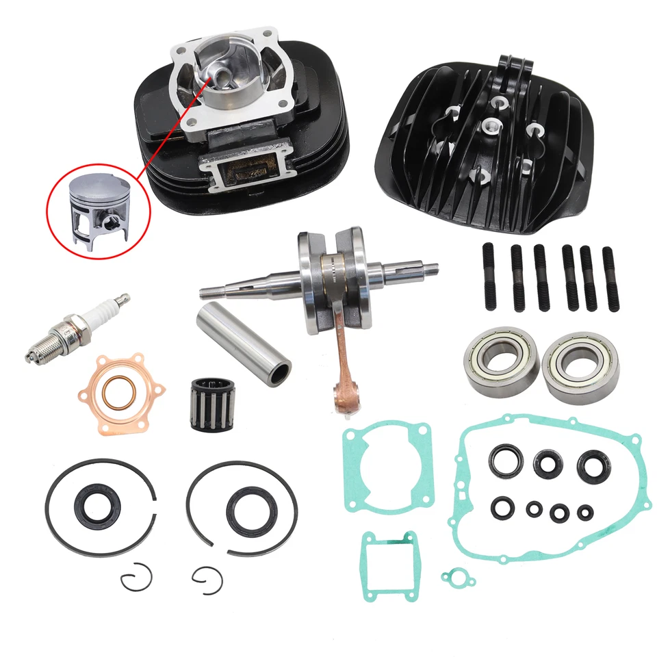 Kit de juntas de reconstrucción de motor de manivela de cilindro de pistón para Yamaha Blaster 200 1988-2006 Foto 1 de 4