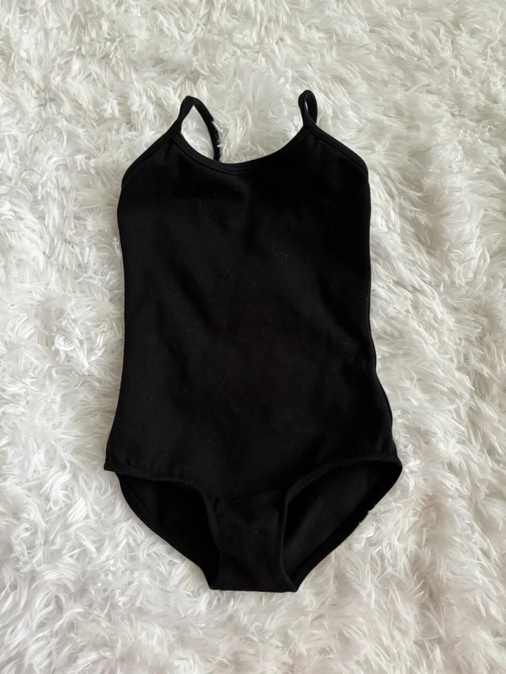 Block Little Girl Sz. 2-4 Classic Black Dance Leotard. Great Shape, Classic - Image 1 of 4