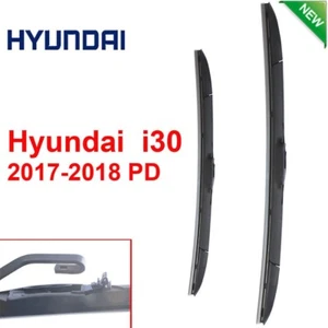 Pair Front Wndshield Windscreen Wiper blades for Hyundai i30 2017-2021 PD - Picture 1 of 4