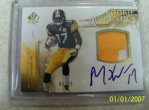 2009 SP AUTHENTIC MIKE WALLACE GOLD AUTO 5/25 - Picture 1 of 2
