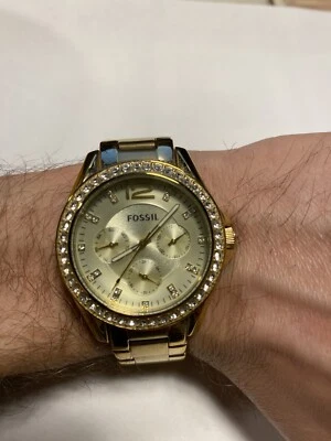 Fossil Riley Multifunction ES3203 Wrist Watch for Women Works - Image 1 of 4