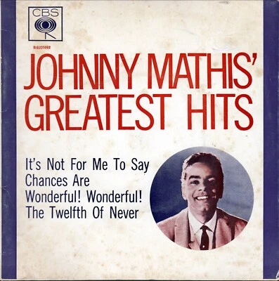JOHNNY MATHIS' GREATEST HITS 7" Vinyl EP Pop - Image 1 of 2