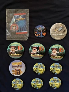 Lot of 12 Disney Adventure Pins and One Key Ring - Picture 1 of 4