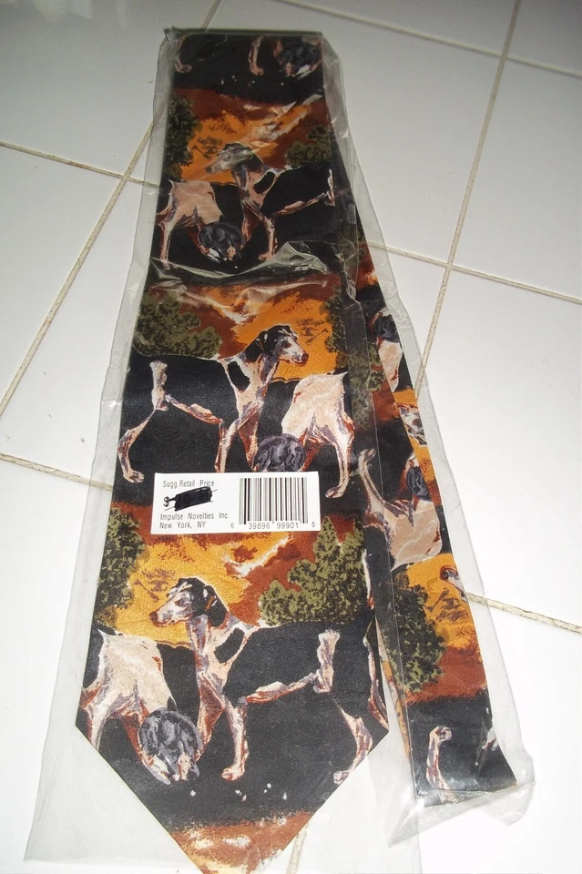 CORBATA ESTAMPADO PERRO MARCA POLO MARCO HOMBRE NUEVO EN PAQUETE Foto 1 de 1