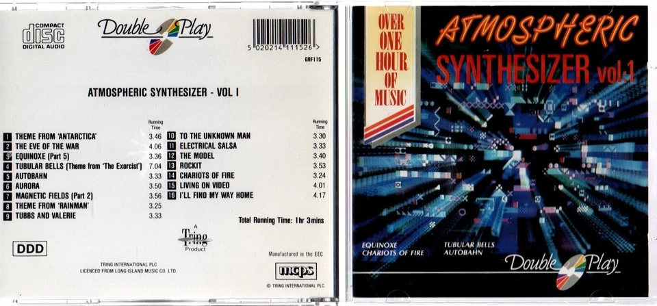 Atmospheric Synthesiser Vol 1 - Tubular Bells - Equinox - Eve Of The War (CD) - Image 1 of 1