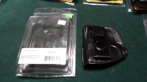 TAGUA BLACK LEATHER 4 in 1 OWB IWB SOB HOLSTER - springfield xd 40/9 - Picture 1 of 4