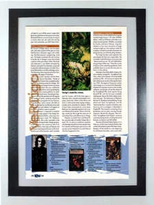 Película El Cuervo - Brandon Lee - Vertigo DC Comics Mago Enmarcado Página Original 1994 - Imagen 1 de 7