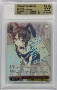 Weiss Schwarz Bunny Girl Senpai Mai Sakurajima SBY/W77-050SEC SEC signiert BGS 9.5 - Bild 1 von 1