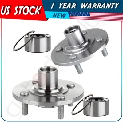 2 Pcs of Front Wheel Bearings & Hub Fits 1994 - 2002 Saturn SL Base Sedan 4-1.9L - Image 1 of 4