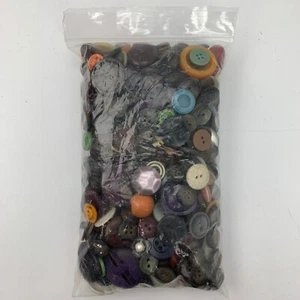 Bag of Buttons Lot Different Assorted Shapes and Sizes - Picture 1 of 6