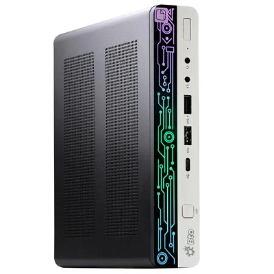 HP G4 RGB Desktop Mini PC Intel i5-8th, 8 GB Ram 256 GB NVMe SSD Windows 11 Pro - Image 1 of 4