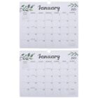  Set of 2 Calendar Pendant Time Planning Month Office Simple Paper