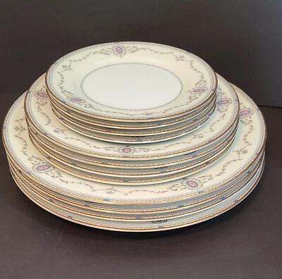 Pratos Noritake Sutherland antigos – Jantar, Salada, Pão – PREÇO POR PRATO - EXCELENTE ESTADO USADO - Imagem 1 de 4