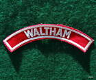 Vintage  Boy Scout  - Red & White Town Strip - Walthem