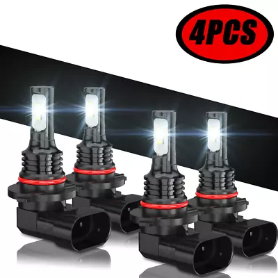 4x LED Combo Headlight Bulbs Kit For Mitsubishi Lancer 2008-2017 High Low Beam - Image 1 of 4