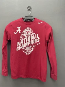Vintage University of Alabama 2011 National Champs LS  T-Shirt NIKE Medium - Picture 1 of 7