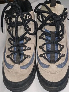 NEVADOS BEIGE VELOURSLEDER WANDERWEG DAMEN 7,5 STIEFEL Gorpcore Outdoor sportlich - Bild 1 von 8