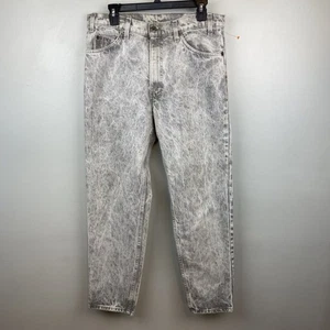Levi's Vintage Jeans Damen 34x30 Grau Acid Wash Marbled 350 Black Tab USA RAR! - Bild 1 von 19