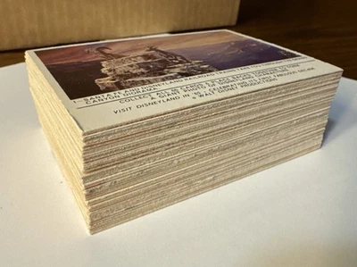 1965 DonRuss Disneyland Puzzle Back Complete 66 Card Full Set - Image 1 of 3