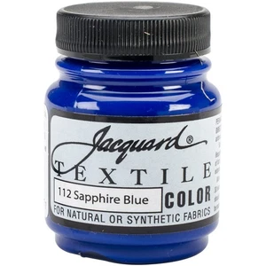 Jacquard Textile Color Fabric Paint 2.25oz-Sapphire Blue - TEXTILE-1112 - Bild 1 von 1