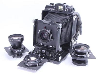Wista 45RF 4X5 Large Format Camera Fujinon-Swd 75mm, 300/8, Nikkor-w 135mm 90/8 - Image 1 of 4