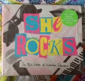 She Rocks The 80’s Wave of Women Rockers, CD 2014 Sony Starbucks New Sealed  - Picture 1 of 2