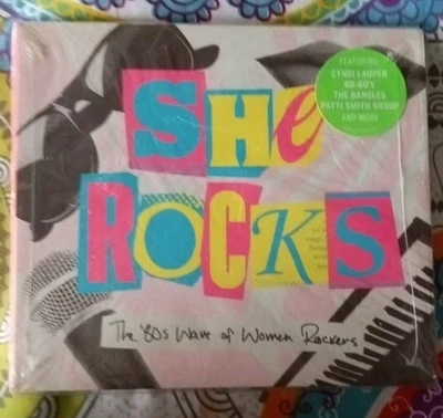 She Rocks The 80’s Wave of Women Rockers, CD 2014 Sony Starbucks New Sealed  - Image 1 of 2