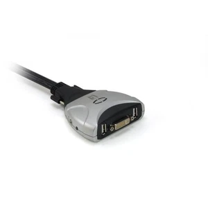 LevelOne 2 Port KVM Switch DVI USB VGA schwarz # KVM-0260 - Bild 1 von 4