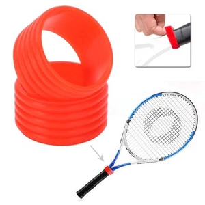 (Rot) 2pcs/set Tennisschlägergriff Silikonring Schweißabsorption Tennis Over FS - Bild 1 von 22