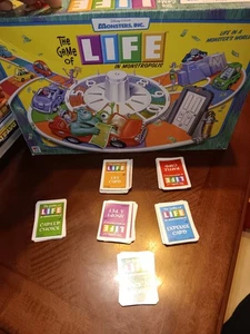 Tarjetas The Game of Life Monster's Inc. (x77) Piezas de repuesto Piezas - Imagen 1 de 2
