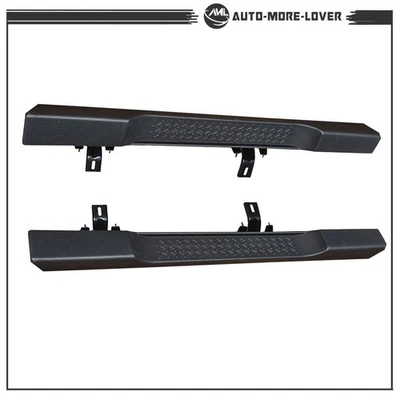 Barras Nerf estriberas ABS negras para Jeep Wrangler JK 2 puertas 2007-17 Foto 1 de 4