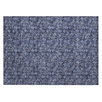 Chantille ACN692 Navy 1'8" x 2'6" Indoor Outdoor Area Rug, Easy Clean, Machin... - Image 1 of 4