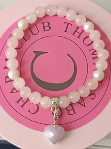 Thomas Sabo Original Rosenquarz Perlen Armband+ Rosenquarz Herz - Bild 1 von 4