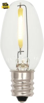 5284000 0.4 Watt (4 Watt Equivalent) C7 Clear Filament LED Light Bulb, Candelabr - Image 1 of 4