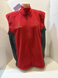 Bacardi Rum Of Puerto Rico Men’s Large Full Zip Fleece Vest By Helly Hansen New - Picture 1 of 21