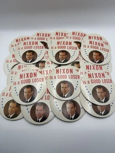 Vintage 1968 Nixon is a Good Loser Sticker, Tricky Dick, Republican Collectible! - Picture 1 of 1