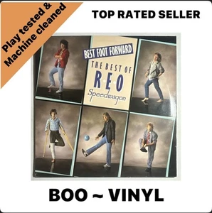 REO SPEEDWAGON  Best Foot Forward The Best Of Lp Vinyl  UK 1985 EX / VG+ - Imagen 1 de 6