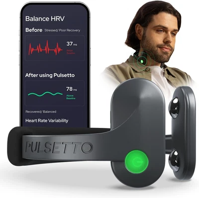 Pulsetto Vagus Nerve Stimulator for Burnout, Recovery, and Rejuvenation | Per... - image 1 of 4