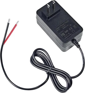 19V AC/DC Adapter Power Cord Supply Plug for MKS-1902000H, Black - Afbeelding 1 van 6
