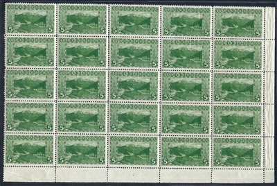 B&D: 1906 Bosnia & Herzegovina Scott 33 block of 25 MNH - Image 1 of 2