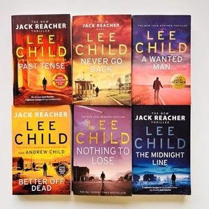 Lee Child Jack Reacher Bundle x 6 Large Paperback Books See Description 6 Titles - Picture 1 of 12