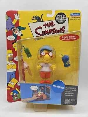 Figura interactiva de colección cardada de Los Simpson Milhouse World of Springfield  Foto 1 de 4