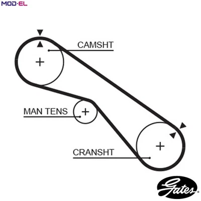 TIMING BELT 5321XS FOR TOYOTA PRADO/LAND/CRUISER COASTER/Bus AUTANA MACHO 3.5L - Image 1 of 4