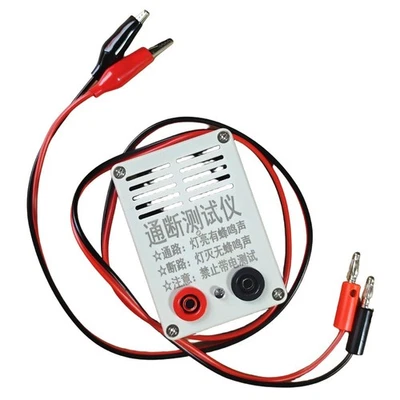 Testeur de continuité 9V Buzzer Testeur ABS Matériau Boucle Courant 20ma pour - Photo 1/4